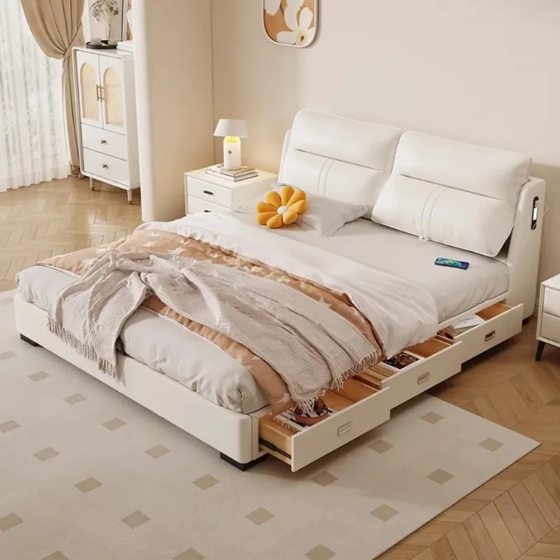 Upholstered French People Family Bedroom Beds Headboard French Floor Unique Bed Frames 180x200cm Aesthetic Queen Home Furniture
Upholstered French People Family Bedroom Beds Headboard French Floor Unique Bed Frames 180x200cm Aesthetic Queen Home Furniture