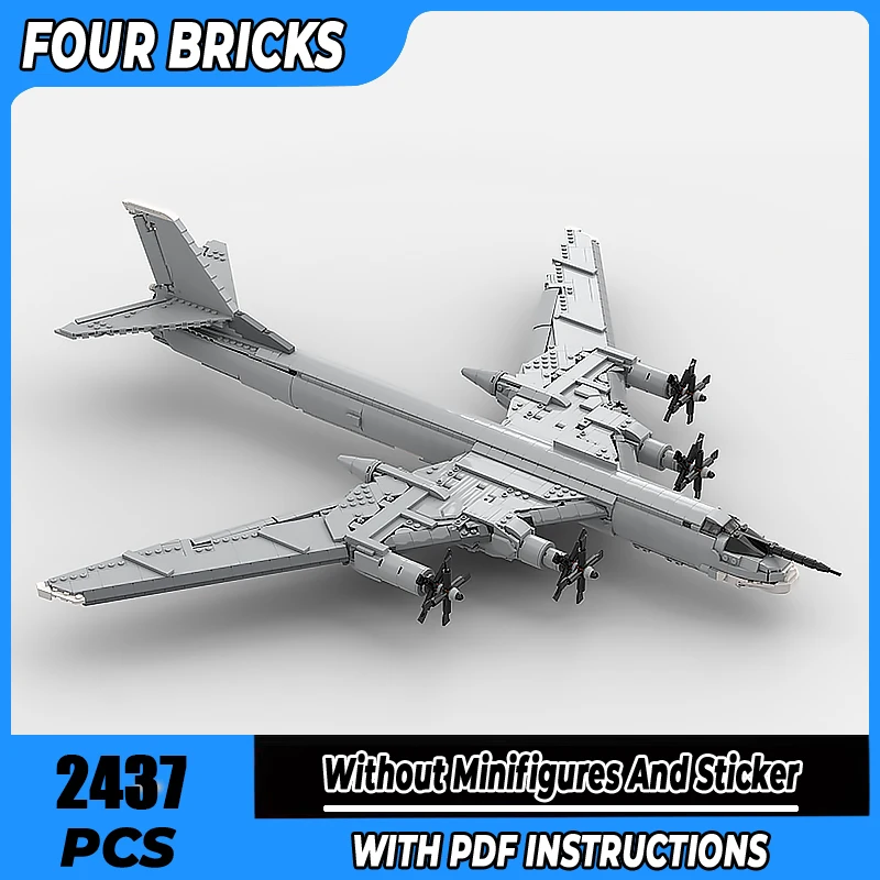 Moc Building Blocks Tupolev TU-95 Bear Technology Modular Bricks Model Gifts Christmas Toys DIY Sets Assembly
Moc Building Blocks Tupolev TU-95 Bear Technology Modular Bricks Model Gifts Christmas Toys DIY Sets Assembly