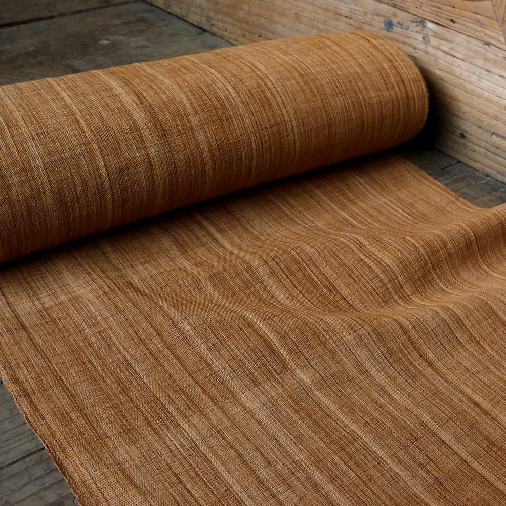 Persimmon dyeing weaving hand-woven door curtain fabric for patchwork khaki old cloth ancient clumsy cloth fabric
Persimmon dyeing weaving hand-woven door curtain fabric for patchwork khaki old cloth ancient clumsy cloth fabric