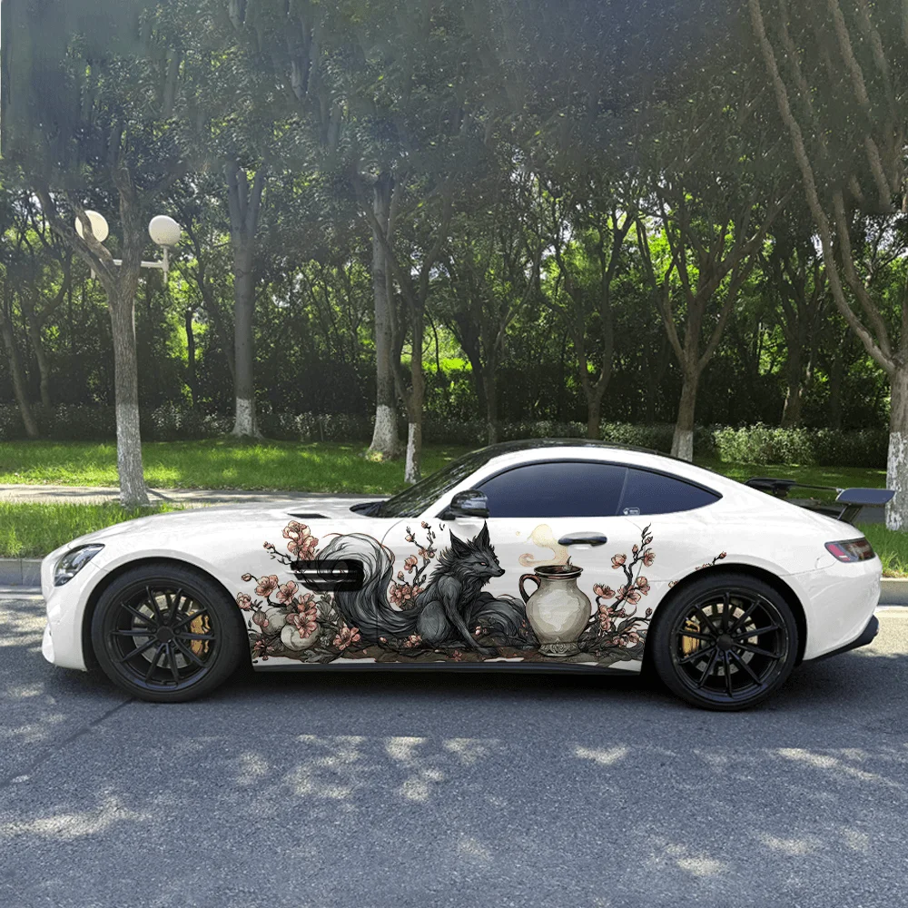 Nine Tailed Fox Sticker Car Body Door Side Decoration Suitable for All Cars car vinyl wraps
Nine Tailed Fox Sticker Car Body Door Side Decoration Suitable for All Cars car vinyl wraps