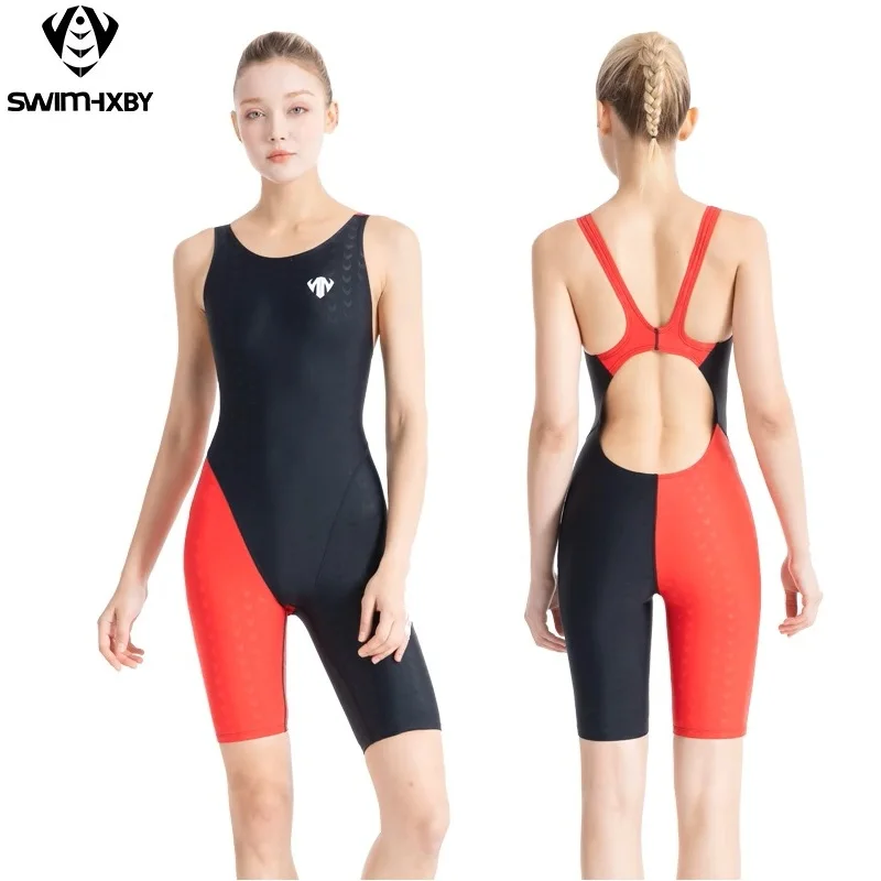 HXBY Women's Competition Swimwear Knee Length Resistant Training Swimsuit Quick Dry Breathable Kneesuit
HXBY Women's Competition Swimwear Knee Length Resistant Training Swimsuit Quick Dry Breathable Kneesuit