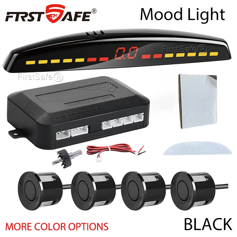 FirstSafe Factory New Mood Light LED Parking Sensor System Reversing Radars System Backlight Parktronic
FirstSafe Factory New Mood Light LED Parking Sensor System Reversing Radars System Backlight Parktronic