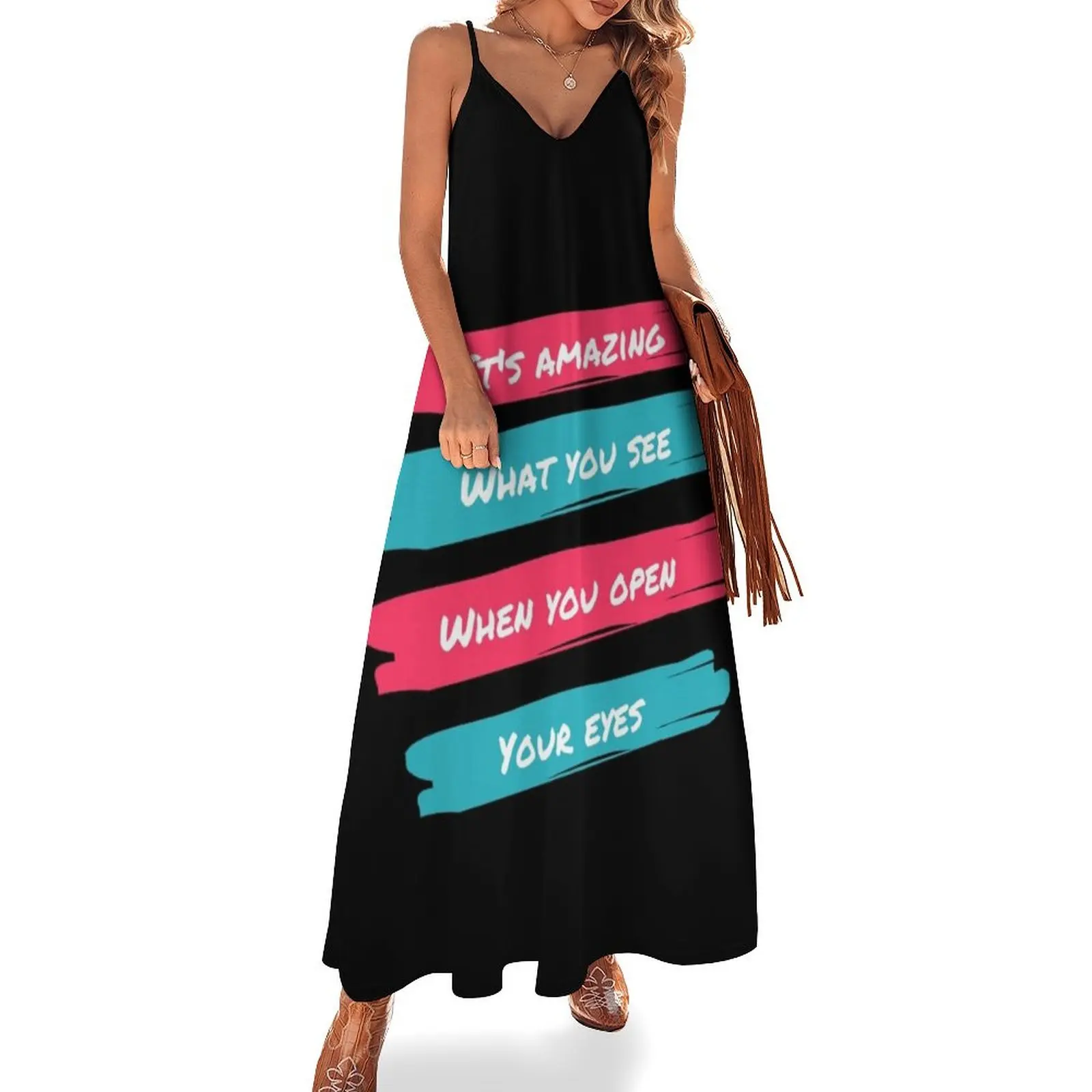 It's Amazing What You See When You Open Your Eyes Sleeveless Dress summer dress for women 2025 women dresses
It's Amazing What You See When You Open Your Eyes Sleeveless Dress summer dress for women 2025 women dresses
