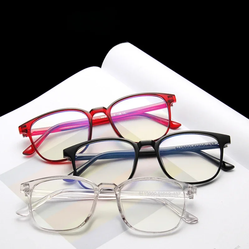 Retro Men's Glasses Frames Fashion Computer Glasses Frames Women's Anti-Blue Light Transparent Pink Plastic Frames
Retro Men's Glasses Frames Fashion Computer Glasses Frames Women's Anti-Blue Light Transparent Pink Plastic Frames