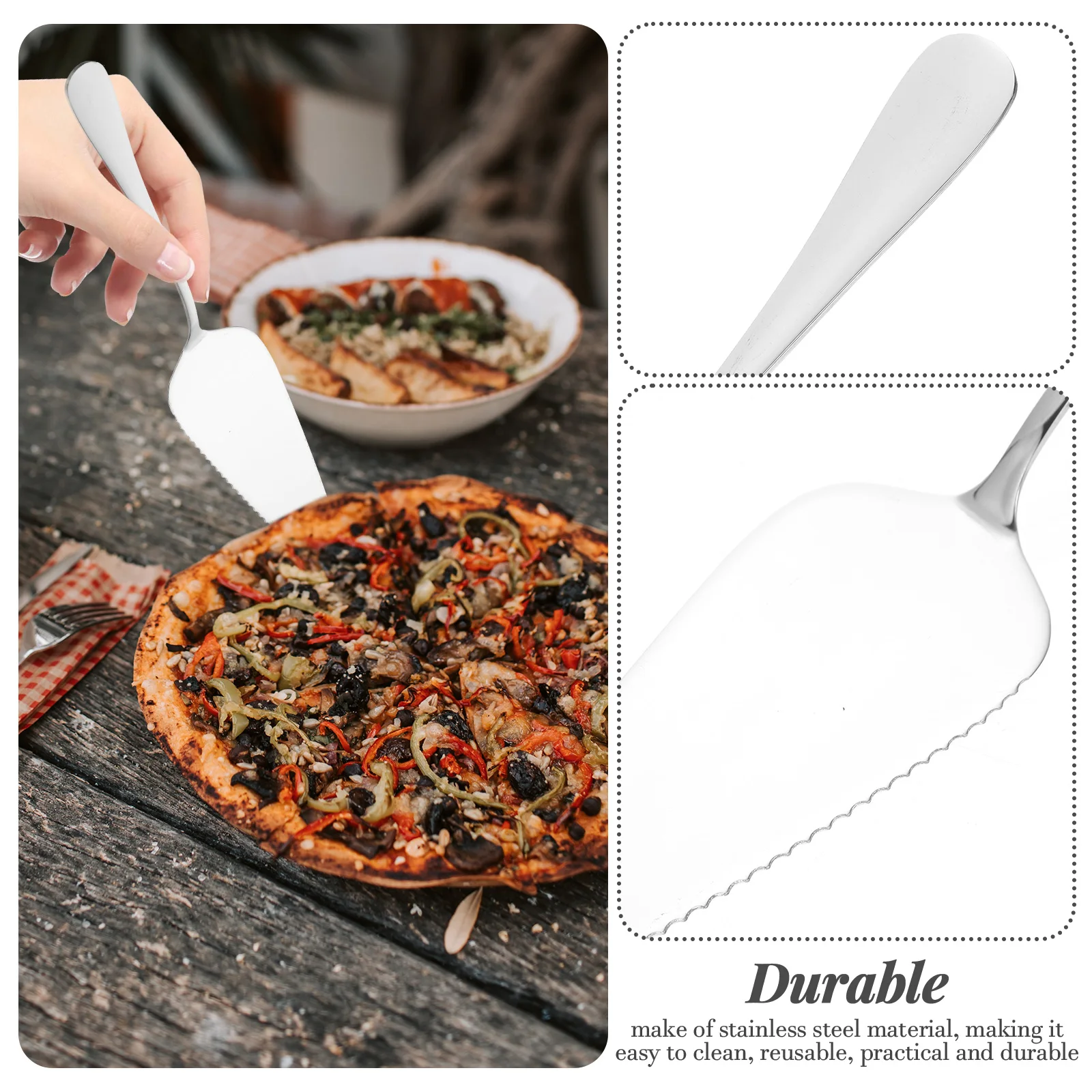 Pizza Tool Set Bakery Equipment Pie Server Making Accessories Spatula Tools Serving Bread Utensil 
Pizza Tool Set Bakery Equipment Pie Server Making Accessories Spatula Tools Serving Bread Utensil