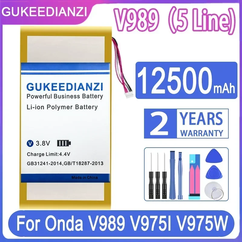 Laptop Battery For Onda V989 V975I V975W Tablet PC 5-Wire Plug 9.7 Inch 12500mAh Premium Replacement V989 5 Line Reliable Power
Laptop Battery For Onda V989 V975I V975W Tablet PC 5-Wire Plug 9.7 Inch 12500mAh Premium Replacement V989 5 Line Reliable Power
