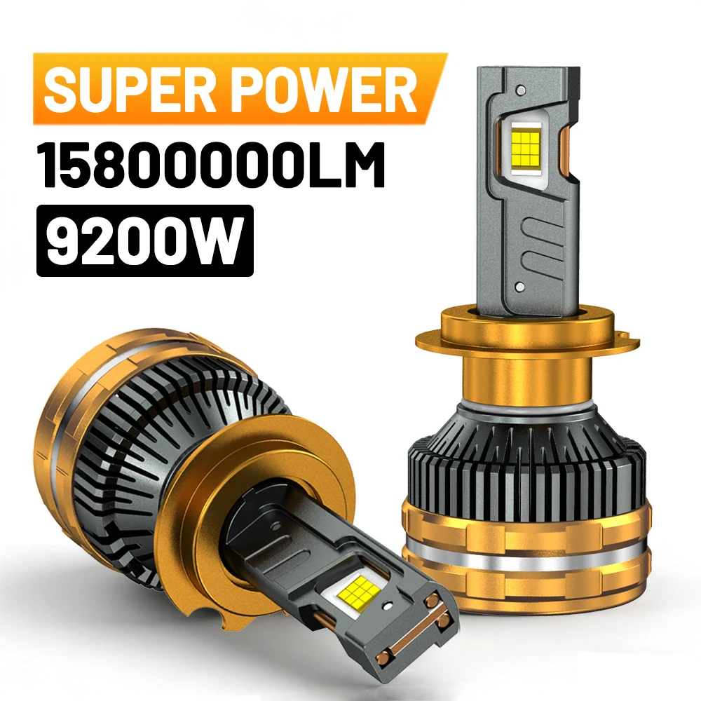 15800000LM H7 H11 H4 CANBUS LED Headlight 9200W Super Bright H8 H9 9005 HB3 9006 HB4 9012 Car LED Light Bulb 6000K 12V 24V
15800000LM H7 H11 H4 CANBUS LED Headlight 9200W Super Bright H8 H9 9005 HB3 9006 HB4 9012 Car LED Light Bulb 6000K 12V 24V