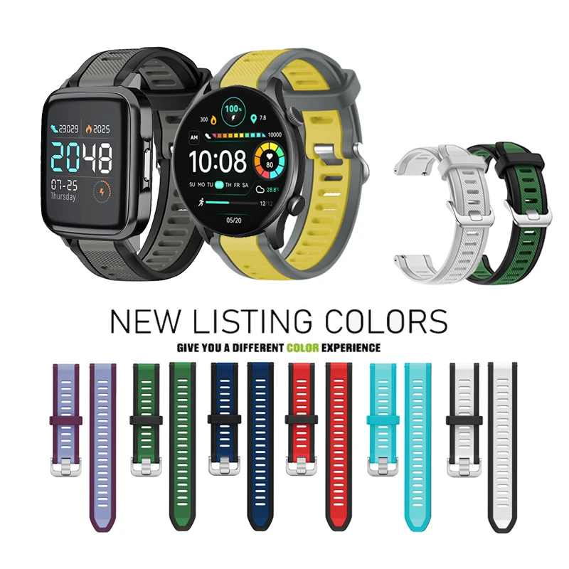 20/22mm Quick Release Sports Silicone Strap For Haylou Solar LS05 / Haylou LS02 RS4 Plus Haylou RT LS05S RS3 LS04 RT2 LS10 GST
20/22mm Quick Release Sports Silicone Strap For Haylou Solar LS05 / Haylou LS02 RS4 Plus Haylou RT LS05S RS3 LS04 RT2 LS10 GST