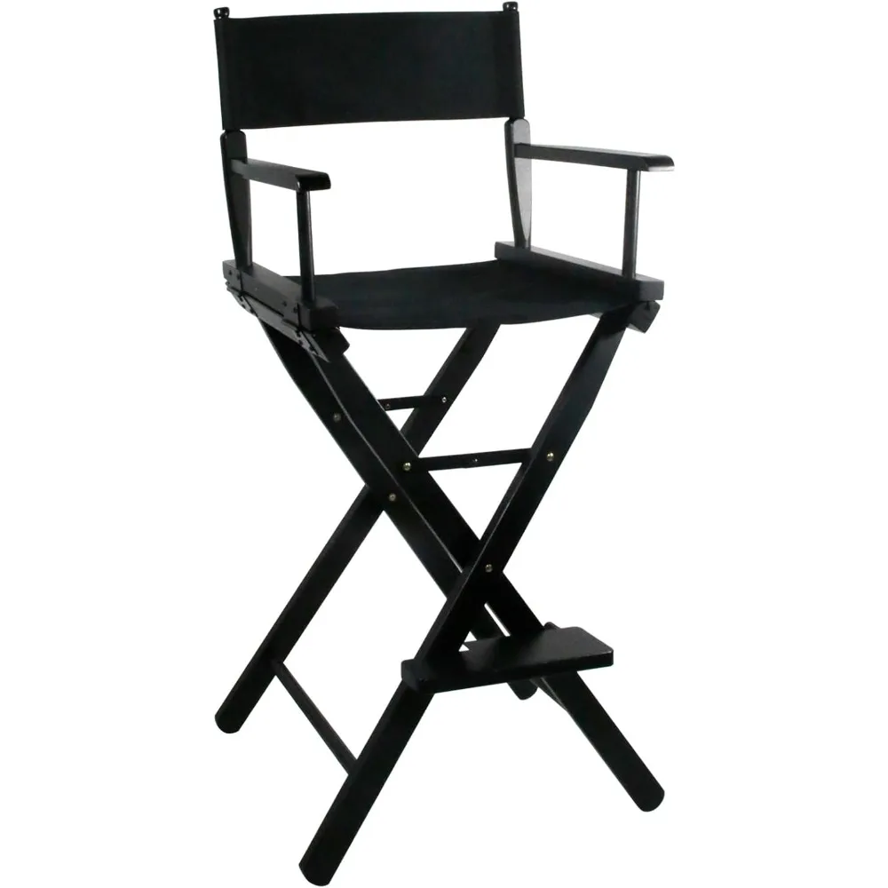 30'' Tall Directors Chair Folding Makeup Chair for Makeup Artist and Clients,Portable Footrest, Solid Hardwood, 250lbs Capacity,
30'' Tall Directors Chair Folding Makeup Chair for Makeup Artist and Clients,Portable Footrest, Solid Hardwood, 250lbs Capacity,