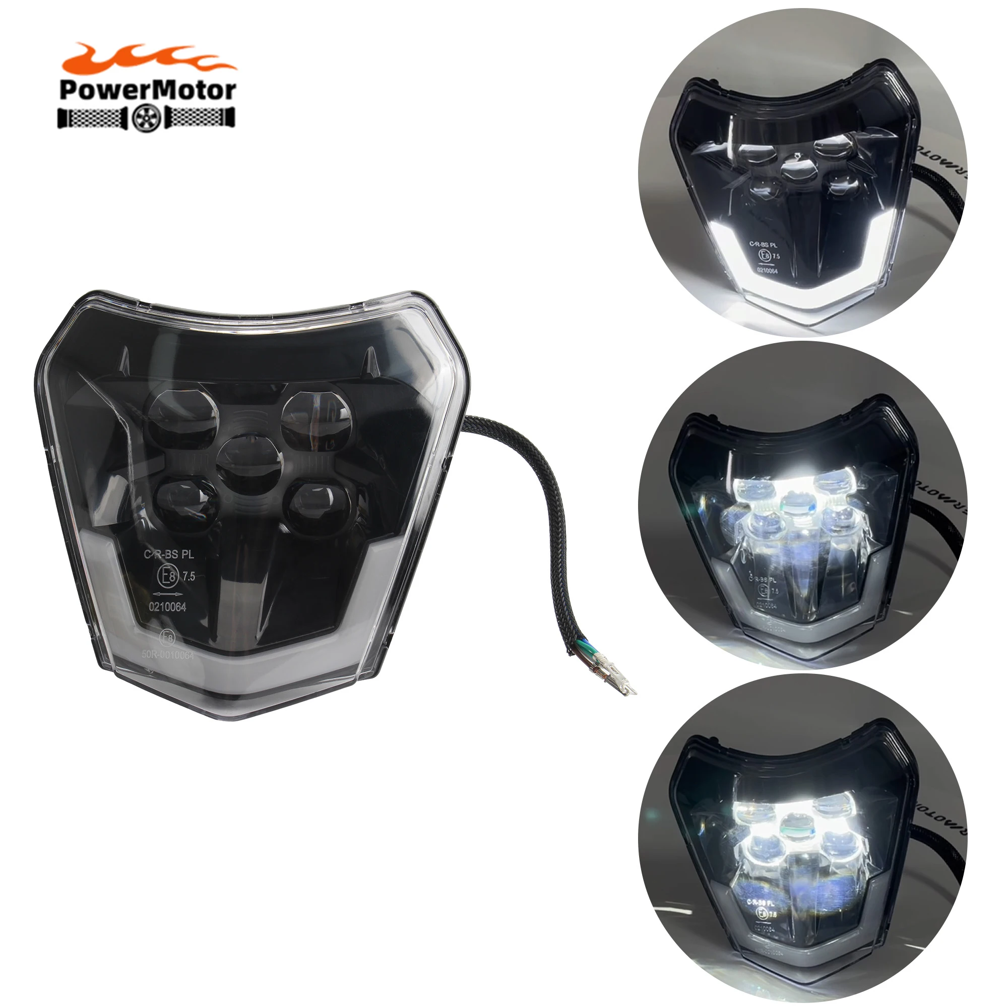 For KTM Motorcycle Headlight Wick EXC EXCF SX SXF XC XCF XCW 125 150 250 350 450 530 2018-2023 LED DirtBike Motocross Modified
For KTM Motorcycle Headlight Wick EXC EXCF SX SXF XC XCF XCW 125 150 250 350 450 530 2018-2023 LED DirtBike Motocross Modified