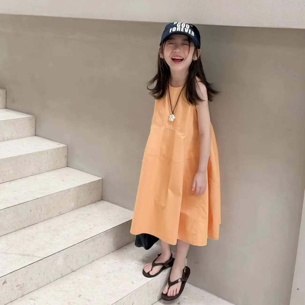 Girls' Summer Dress Fashion New Style Children's Stylish Sleeveless Pure Cotton Tank Top Skirt
Girls' Summer Dress Fashion New Style Children's Stylish Sleeveless Pure Cotton Tank Top Skirt