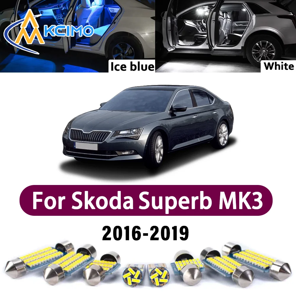 Error Free LED Interior Light Kit for Skoda Superb MK3 3V 2016-2019 Premium Bright Dome Trunk Mirror Reading Lamps Canbus
Error Free LED Interior Light Kit for Skoda Superb MK3 3V 2016-2019 Premium Bright Dome Trunk Mirror Reading Lamps Canbus