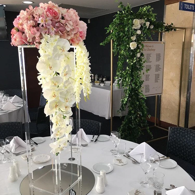 10PCS wedding tall pillar acrylic flower stand for decoration clear flower vase for wedding party birthday decoration
10PCS wedding tall pillar acrylic flower stand for decoration clear flower vase for wedding party birthday decoration