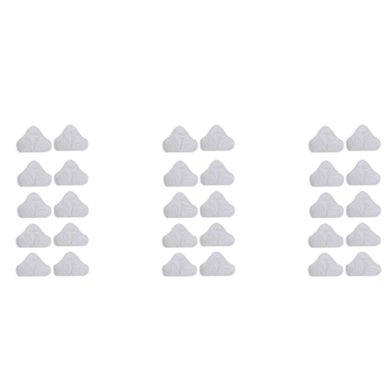 30 Pack Replacement Steam Mop Microfiber Cloth Pad For H2O Mop X5 Triangular Drag
30 Pack Replacement Steam Mop Microfiber Cloth Pad For H2O Mop X5 Triangular Drag