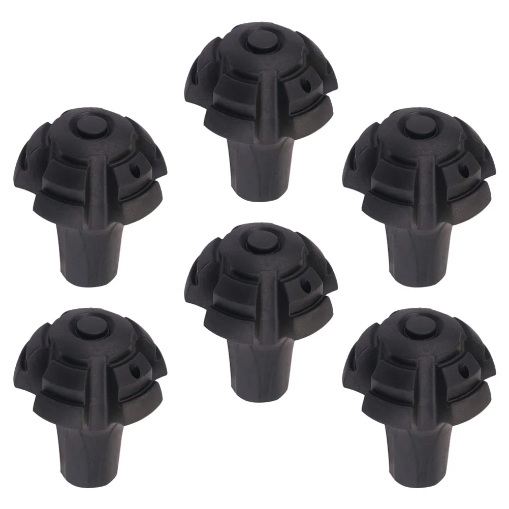 6 Pcs Protector Trekking Pole Cover Walker Accessories Hiking Black Elastomer Travel
6 Pcs Protector Trekking Pole Cover Walker Accessories Hiking Black Elastomer Travel