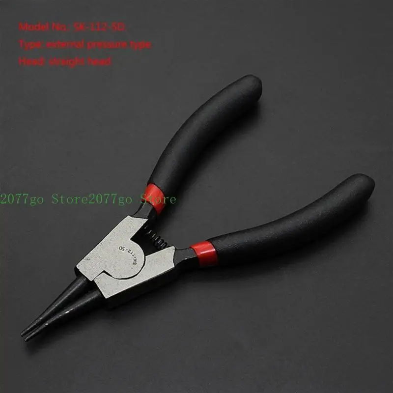 Y1UD Heavy-Duty 5-Inch Precise Snap Ring Pliers Carbon Steel Heat-Treated Snap Ring Pliers with Bent /Straight Jaw Tip
Y1UD Heavy-Duty 5-Inch Precise Snap Ring Pliers Carbon Steel Heat-Treated Snap Ring Pliers with Bent /Straight Jaw Tip