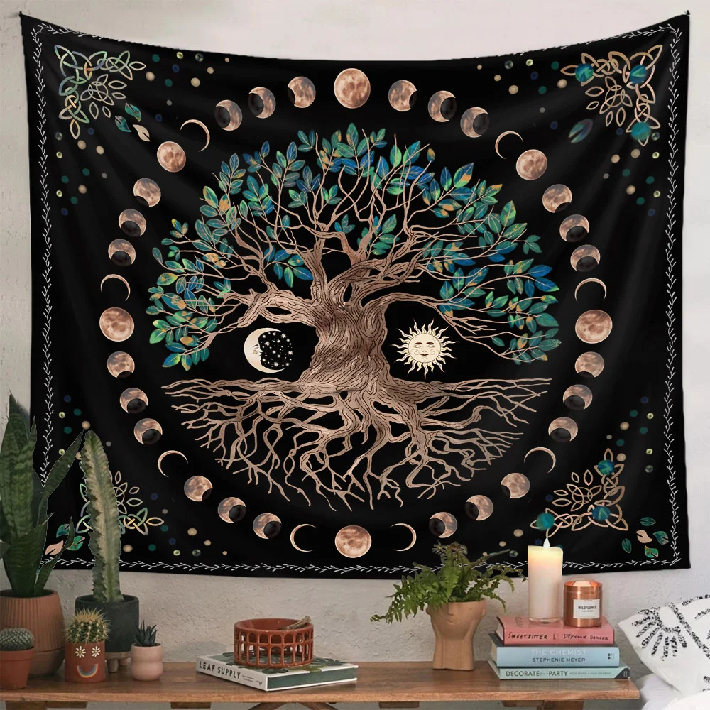 Bohemian Aesthetic Life Tree Art Tapestry Wall Hanging College Bedroom Indian Hippie Wall Decor Home Decoration for Living Room
Bohemian Aesthetic Life Tree Art Tapestry Wall Hanging College Bedroom Indian Hippie Wall Decor Home Decoration for Living Room