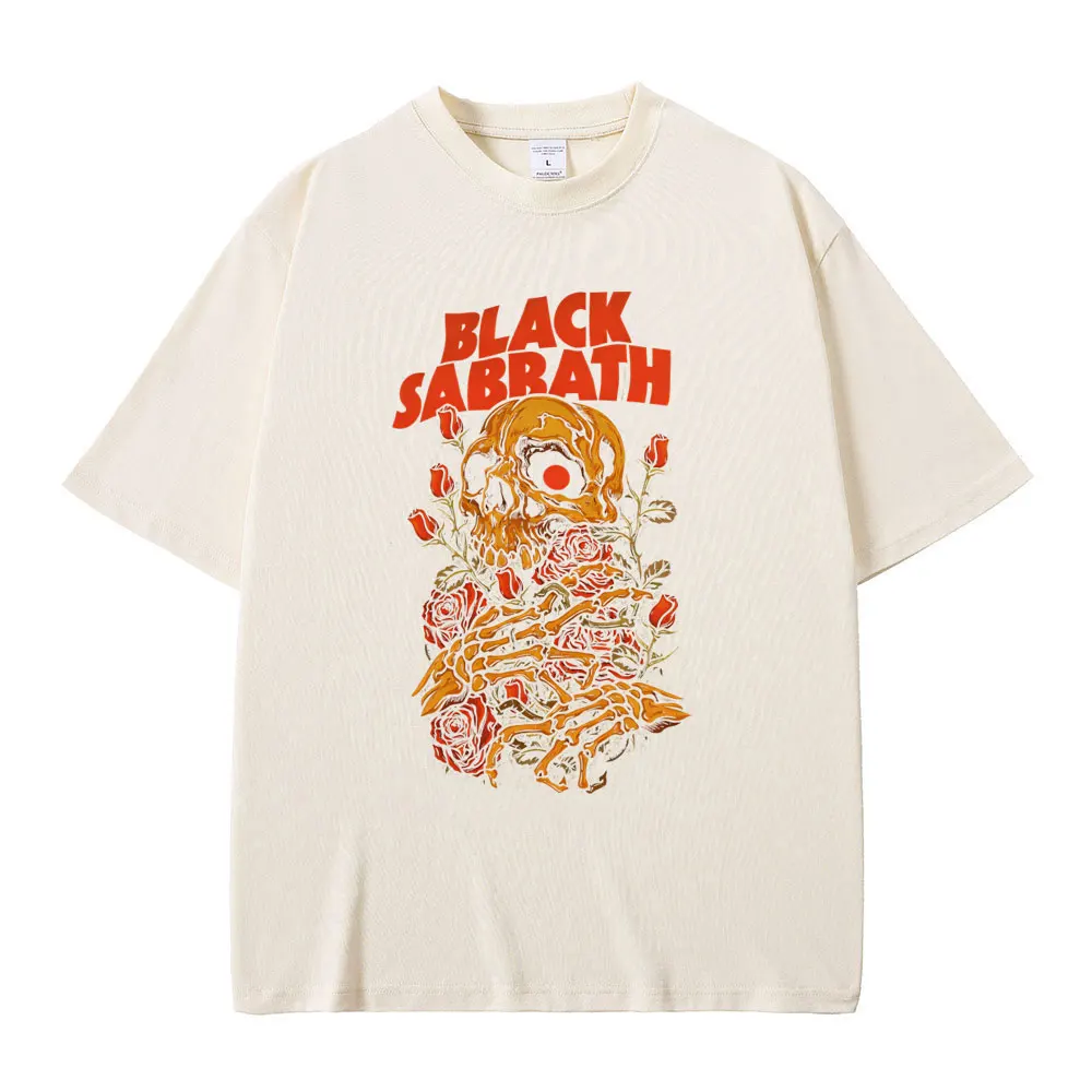 Heavy Metal Rock Band Black Sabbath Skeleton Graphic T Shirt Men Women Clothing Vintage Gothic Oversized T-shirts Man Streetwear
Heavy Metal Rock Band Black Sabbath Skeleton Graphic T Shirt Men Women Clothing Vintage Gothic Oversized T-shirts Man Streetwear