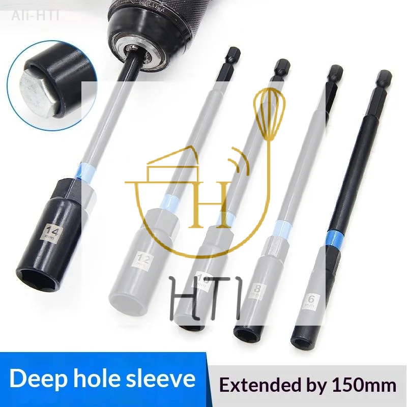1/5Pcs 6-14mm Extension Sleeve 150mm Hex Nut Driver Drill Bit Adapter Socket Wrench For Power Drills Drivers Socket Kit
1/5Pcs 6-14mm Extension Sleeve 150mm Hex Nut Driver Drill Bit Adapter Socket Wrench For Power Drills Drivers Socket Kit