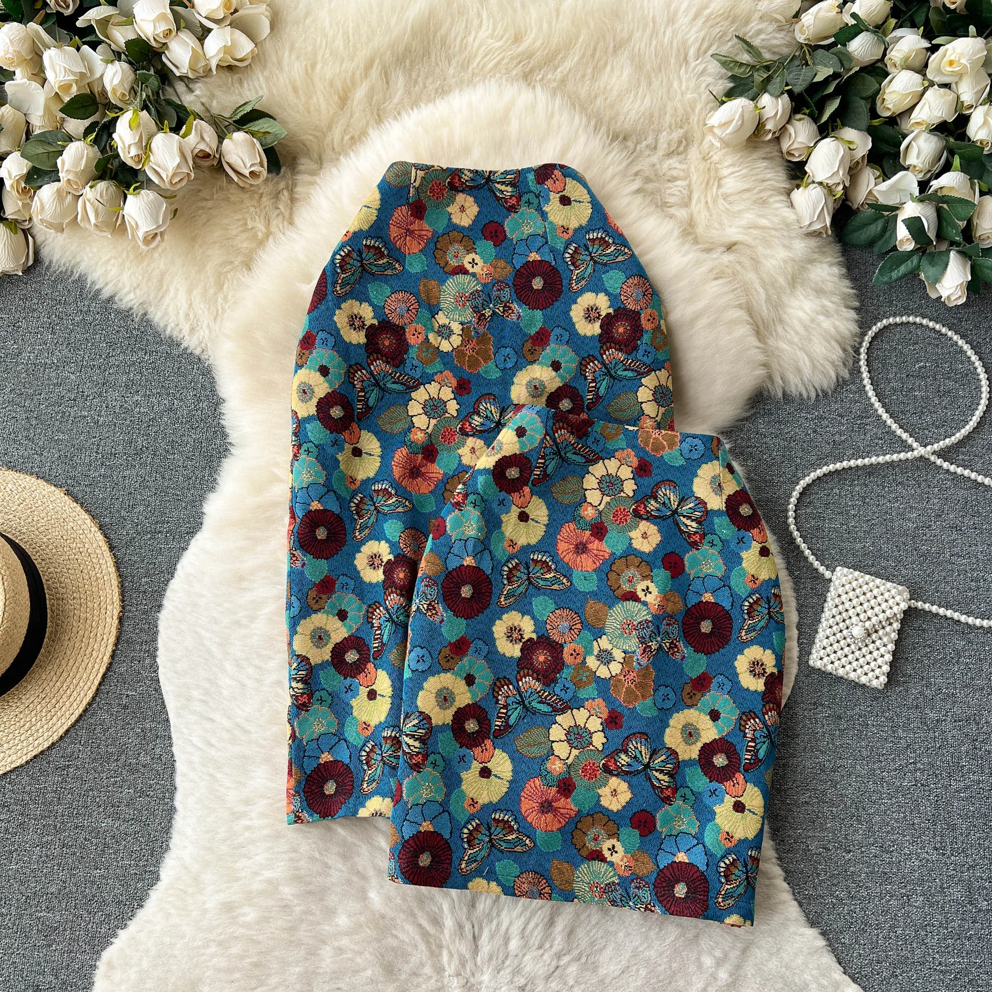 Floral Embroidery High Waist Mini Skirt Women 2025 Summer Elegant Fashion Jacquard Office Pencil Skirts
Floral Embroidery High Waist Mini Skirt Women 2025 Summer Elegant Fashion Jacquard Office Pencil Skirts