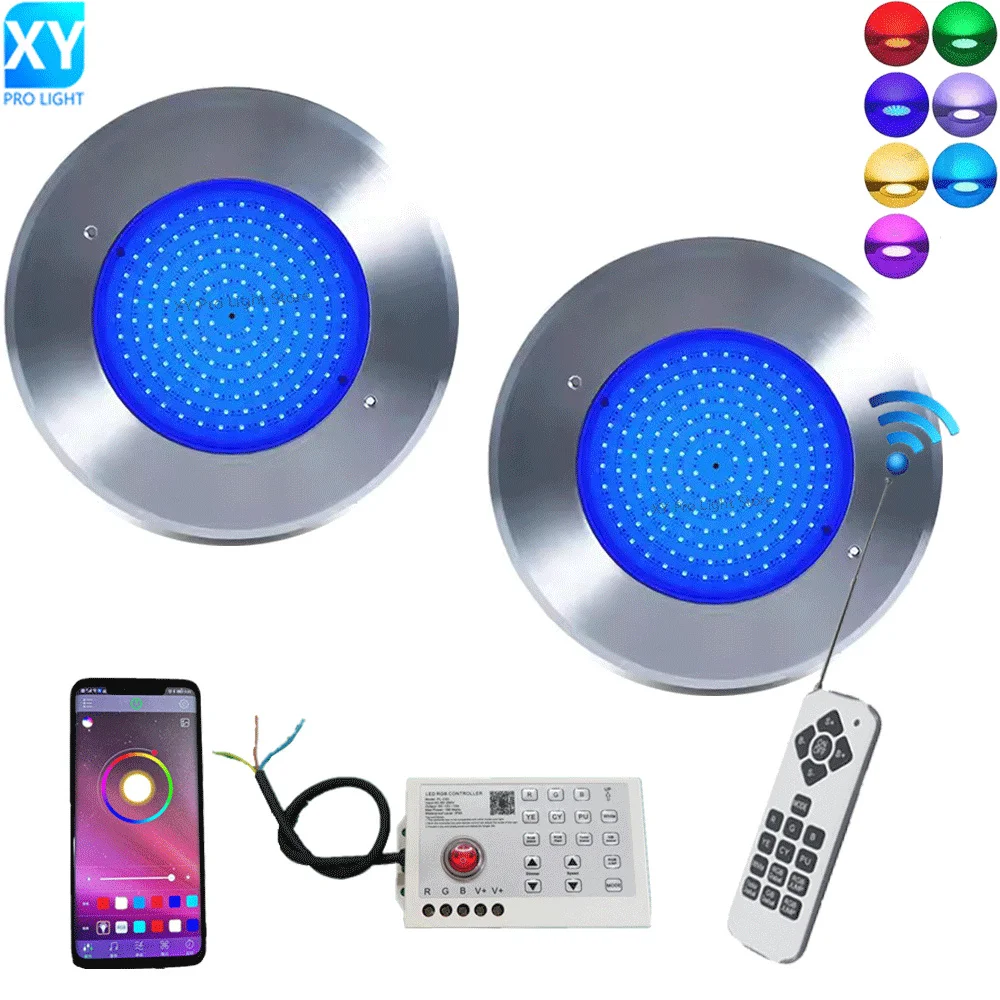 RGB LED Pool Light Bluetooth APP Control IP68 Waterproof Outdoor 12W Underwater Fountain Landscape Lamp Piscina Luz Spotlight
RGB LED Pool Light Bluetooth APP Control IP68 Waterproof Outdoor 12W Underwater Fountain Landscape Lamp Piscina Luz Spotlight