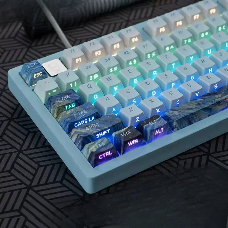 Theme side engraved keycap Original height Five-sided hot sublimation PBT material Personalized keyboard cap Small full set
Theme side engraved keycap Original height Five-sided hot sublimation PBT material Personalized keyboard cap Small full set
