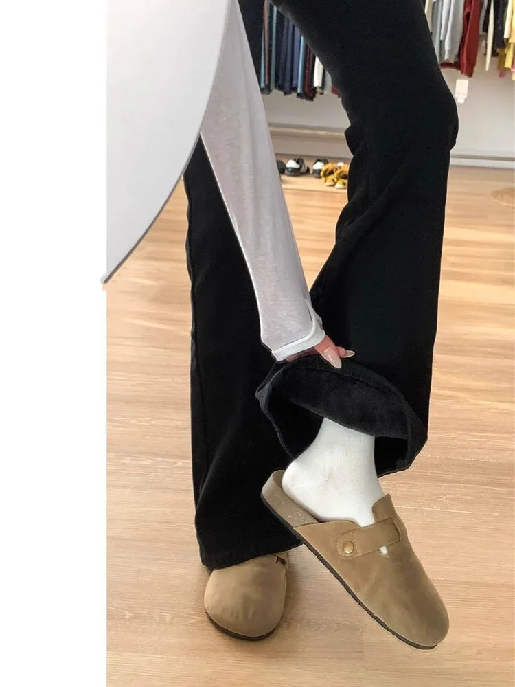 Fce Lined Thiened Bla расклешенные джинсовые джинсы женские осенне-зимние большие размеры утягивающие брюки с высокой талией американские сле
Fce Lined Thiened Bla расклешенные джинсовые джинсы женские осенне-зимние большие размеры утягивающие брюки с высокой талией американские сле