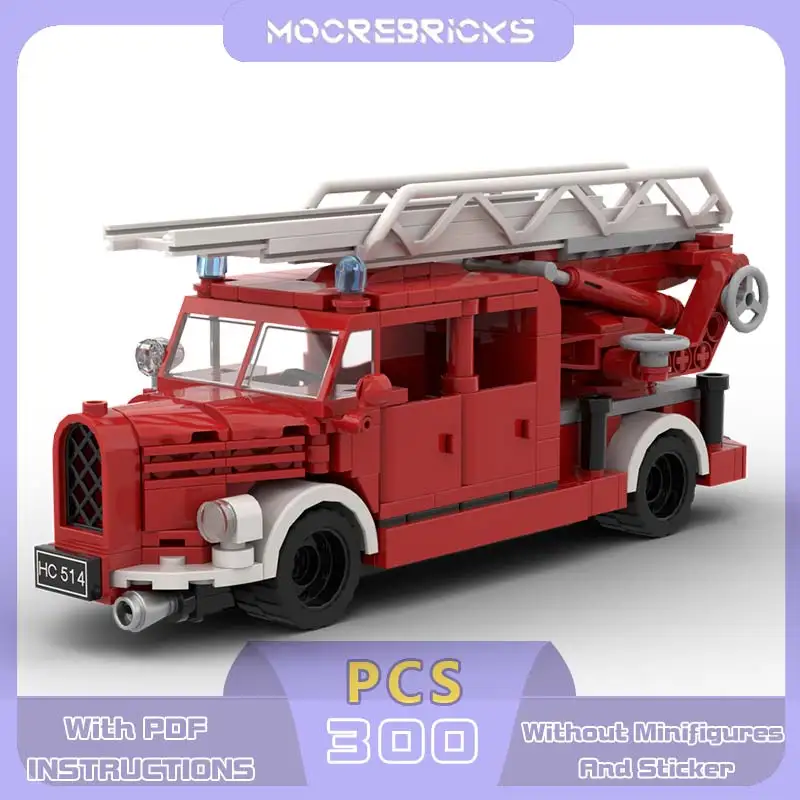 Vintage German Fire Engine Model Modular Assemble MOC Building Blocks Technology Bricks Adult Toys Xmas Gifts 
Vintage German Fire Engine Model Modular Assemble MOC Building Blocks Technology Bricks Adult Toys Xmas Gifts