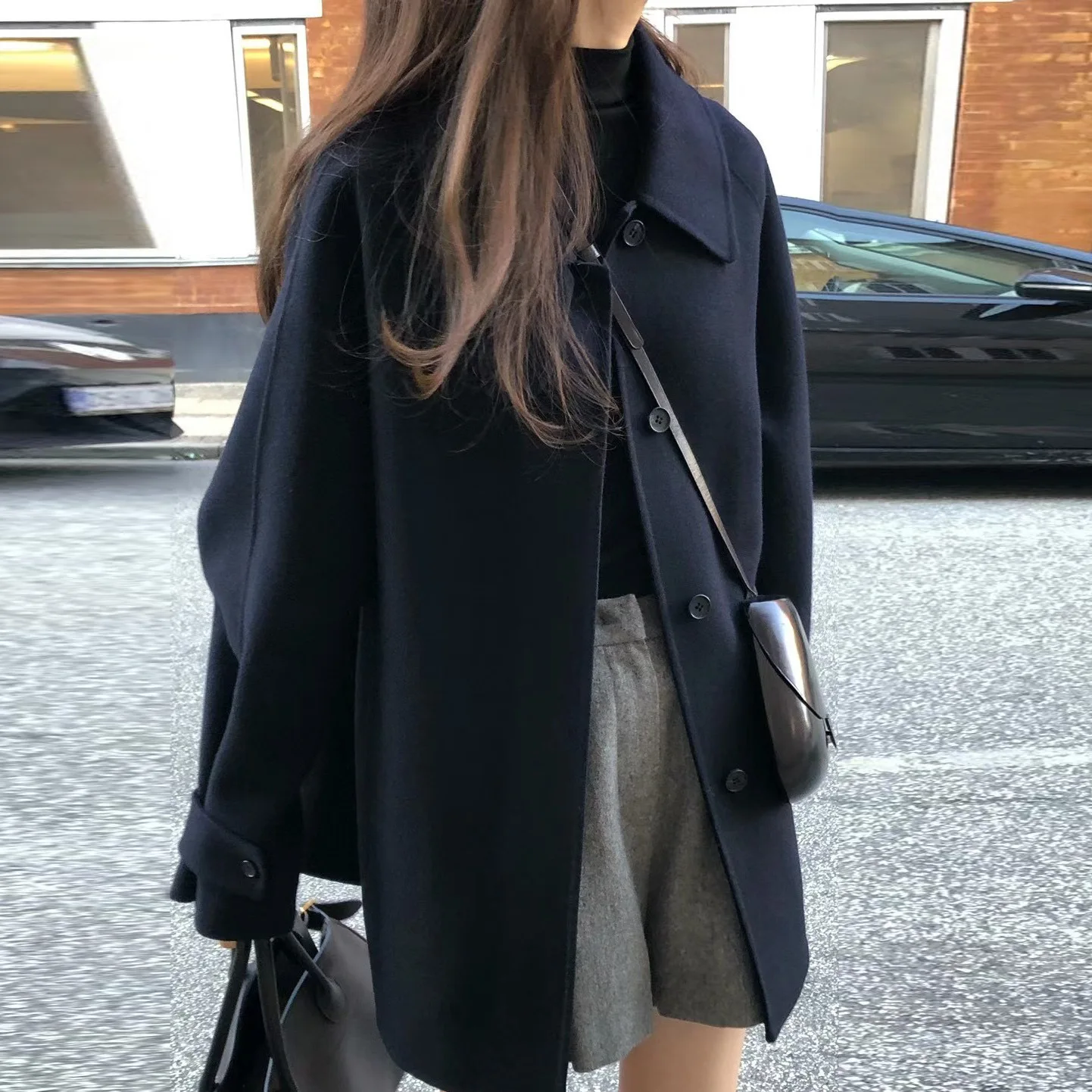 Wool Blends Coats Women Vintage Woolen Jackets Streetwear Korean Commute Outerwear Winter Ladies Elegant Chic Overcoat New
Wool Blends Coats Women Vintage Woolen Jackets Streetwear Korean Commute Outerwear Winter Ladies Elegant Chic Overcoat New