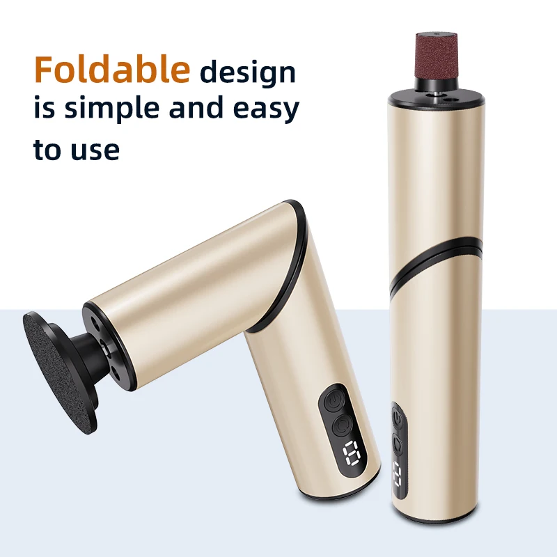 New folding electric foot grinder nail grinder nine-speed rechargeable LED display electric foot grinder
New folding electric foot grinder nail grinder nine-speed rechargeable LED display electric foot grinder