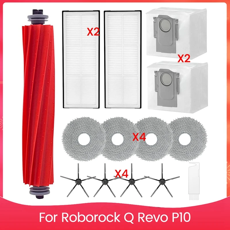 ABBN-для Roborock Q Revo, P10 Запасные части для робота-пылесоса Основная боковая щетка HEPA-фильтры Накладки для швабры Мешки для пыли
ABBN-для Roborock Q Revo, P10 Запасные части для робота-пылесоса Основная боковая щетка HEPA-фильтры Накладки для швабры Мешки для пыли