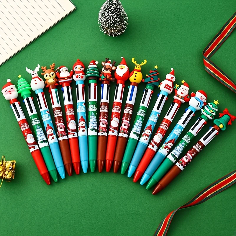 16pcs New Christmas 4-Color Ballpoint Pens – Festive Designs,Fun Gifts for Youths on Christmas, Halloween & Birthdays
16pcs New Christmas 4-Color Ballpoint Pens – Festive Designs,Fun Gifts for Youths on Christmas, Halloween & Birthdays
