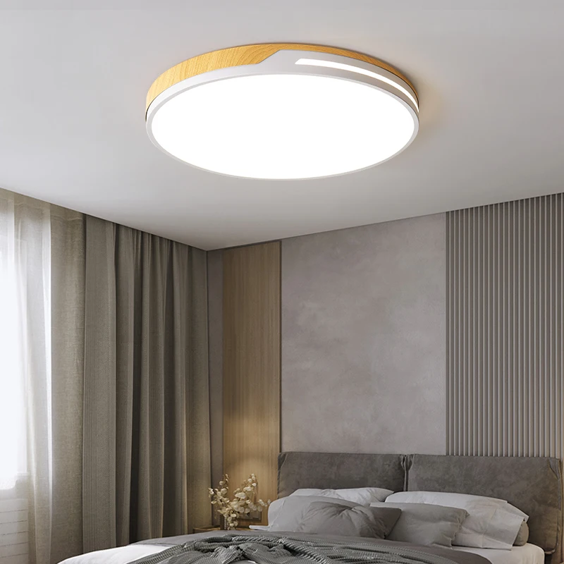 Modern LED Ceiling Lights for Living Room Bedroom Led Ceiling Lamp Round Wooden Remote Dimmable Colors Lighting Nordic
Modern LED Ceiling Lights for Living Room Bedroom Led Ceiling Lamp Round Wooden Remote Dimmable Colors Lighting Nordic