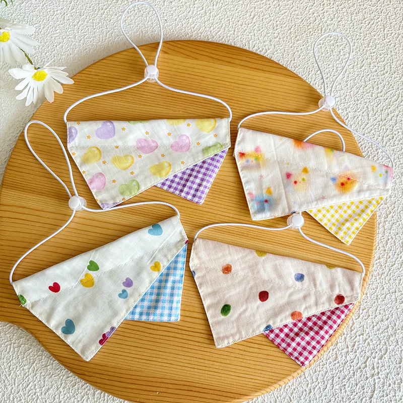 10PCS Dog Triangular Bandage Puppy Bandana Kitty Cute Bibs with Adjustable Rope Pure Cotton Anti- Dirty Pet Bibs Wholesale
10PCS Dog Triangular Bandage Puppy Bandana Kitty Cute Bibs with Adjustable Rope Pure Cotton Anti- Dirty Pet Bibs Wholesale