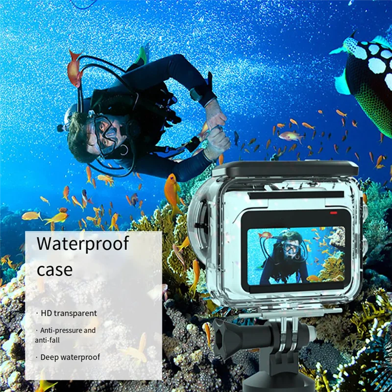For Shadowstone Insta360 Go 3 Thumb Sports Camera Dive Case Multi-Functional Portable 40M Waterproof Case Durable Easy To Use B
For Shadowstone Insta360 Go 3 Thumb Sports Camera Dive Case Multi-Functional Portable 40M Waterproof Case Durable Easy To Use B