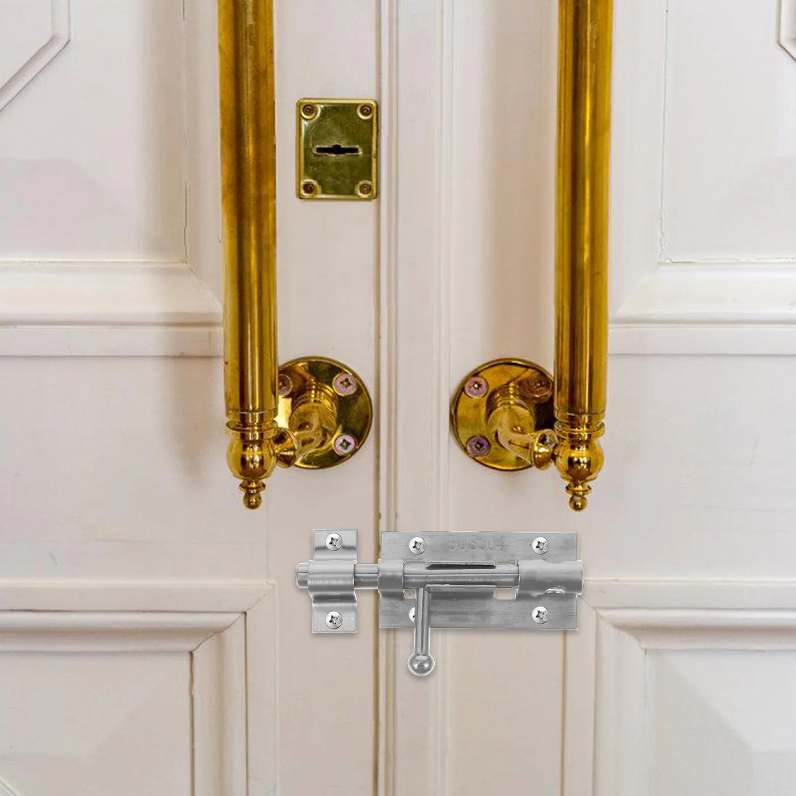 4 Inches Stainless Steel Sliding Door Latch Barrel Bolt Silver Easy Installation Garage Cabinet Bathroom Pet
4 Inches Stainless Steel Sliding Door Latch Barrel Bolt Silver Easy Installation Garage Cabinet Bathroom Pet