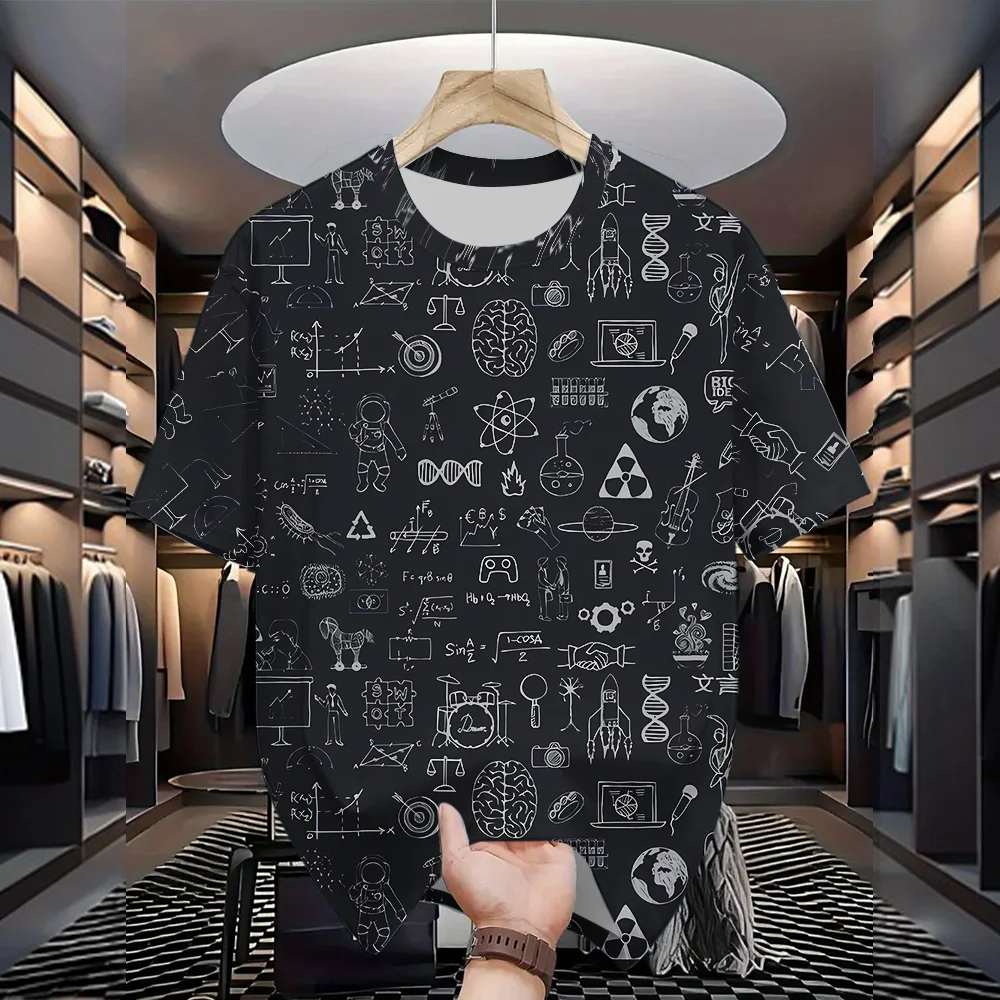 Summer 3D printed men's short sleeved T-shirt, personalized hip-hop men's fashion casual T-shirt company
Summer 3D printed men's short sleeved T-shirt, personalized hip-hop men's fashion casual T-shirt company