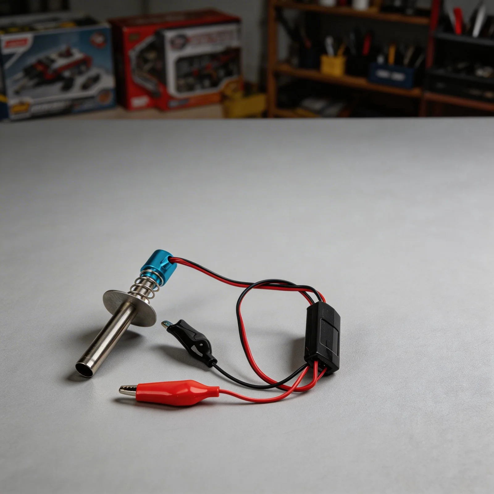 Glow Igniter for RC For Nitro Engines Supporting 6V 7.2V 7.4V 11.1V 12V 14.8V 16.8V 22.2V and 24V Battery Inputs
Glow Igniter for RC For Nitro Engines Supporting 6V 7.2V 7.4V 11.1V 12V 14.8V 16.8V 22.2V and 24V Battery Inputs