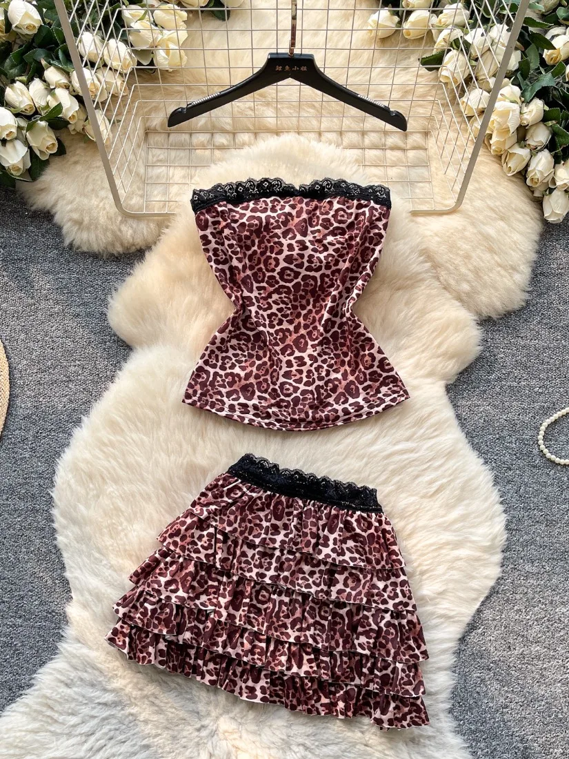 Foamlina, европейский сексуальный летний комплект с юбкой, комплект Pure Desire, кружевной лоскутный жилет без рукавов с леопардовым принтом для девочек, мини-юбка
Foamlina, европейский сексуальный летний комплект с юбкой, комплект Pure Desire, кружевной лоскутный жилет без рукавов с леопардовым принтом для девочек, мини-юбка