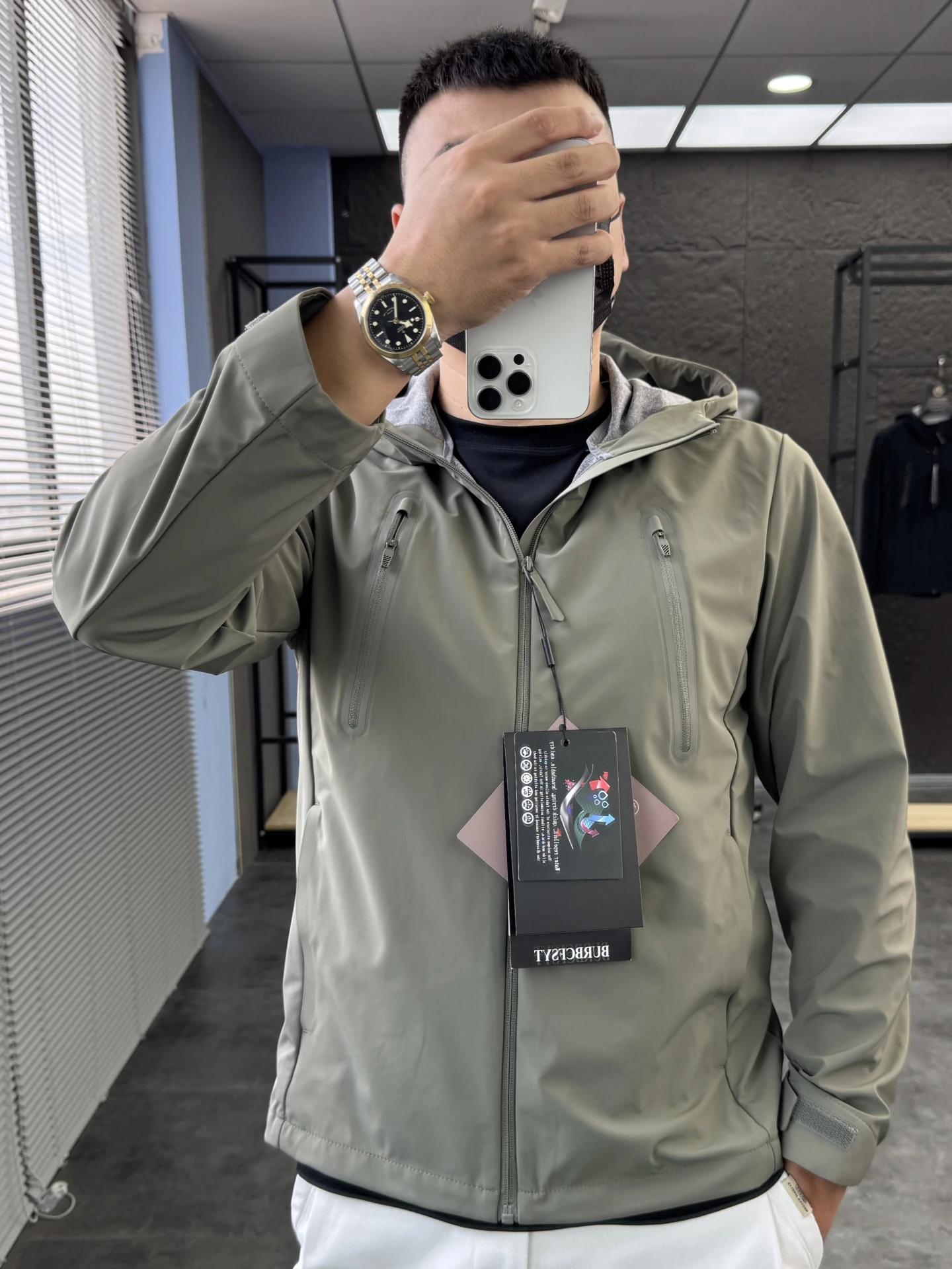 Men's Outdoor Casual Jaet SVIP Xiong 5500 Functional Coat Spring Autumn Faionable Hooded Waterproof Polyester Nylon
Men's Outdoor Casual Jaet SVIP Xiong 5500 Functional Coat Spring Autumn Faionable Hooded Waterproof Polyester Nylon