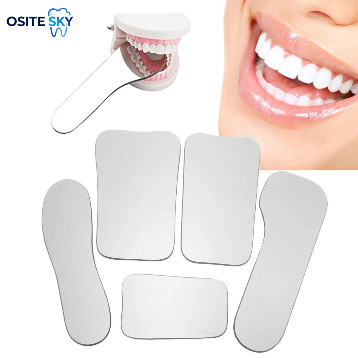 5 PCS Dental Orthodontic Intraoral Mirror Double-Sided Glass Dentistry Photography Reflector Tool for Dentist ,Intra Oral Mirror
5 PCS Dental Orthodontic Intraoral Mirror Double-Sided Glass Dentistry Photography Reflector Tool for Dentist ,Intra Oral Mirror