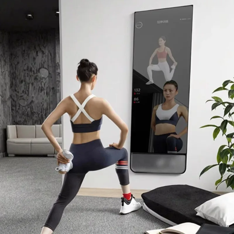 32 Inch Floor Stand Magic Mirror Gym Interactive Health Full Body Sport Exercise Workout Smart Fitness Mirror OLED Display
32 Inch Floor Stand Magic Mirror Gym Interactive Health Full Body Sport Exercise Workout Smart Fitness Mirror OLED Display