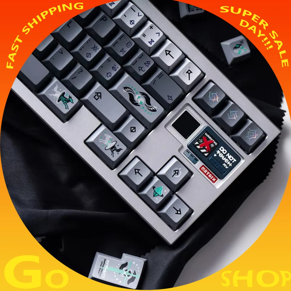 Custom Original Frontier Secret Silver KeycapS Pbt 176-Keys Key Cap For Cherry Wooting ROG Mechanical Keyboard Pc Accessories
Custom Original Frontier Secret Silver KeycapS Pbt 176-Keys Key Cap For Cherry Wooting ROG Mechanical Keyboard Pc Accessories
