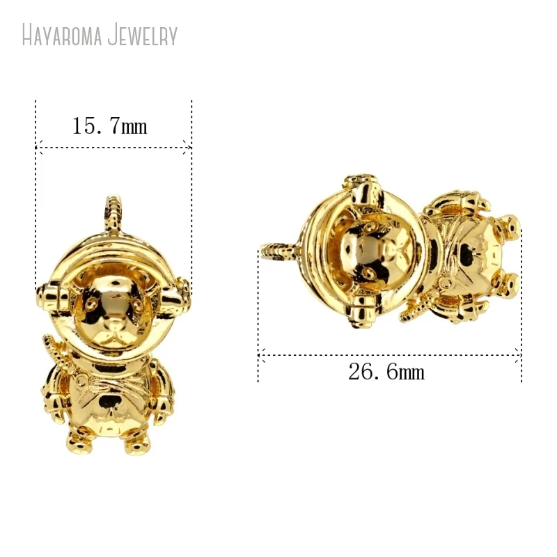 2Pcs Wholesale Gold Color Spaceman Animal Hamster Copper Jewelry Metal Pendant PM46333
2Pcs Wholesale Gold Color Spaceman Animal Hamster Copper Jewelry Metal Pendant PM46333