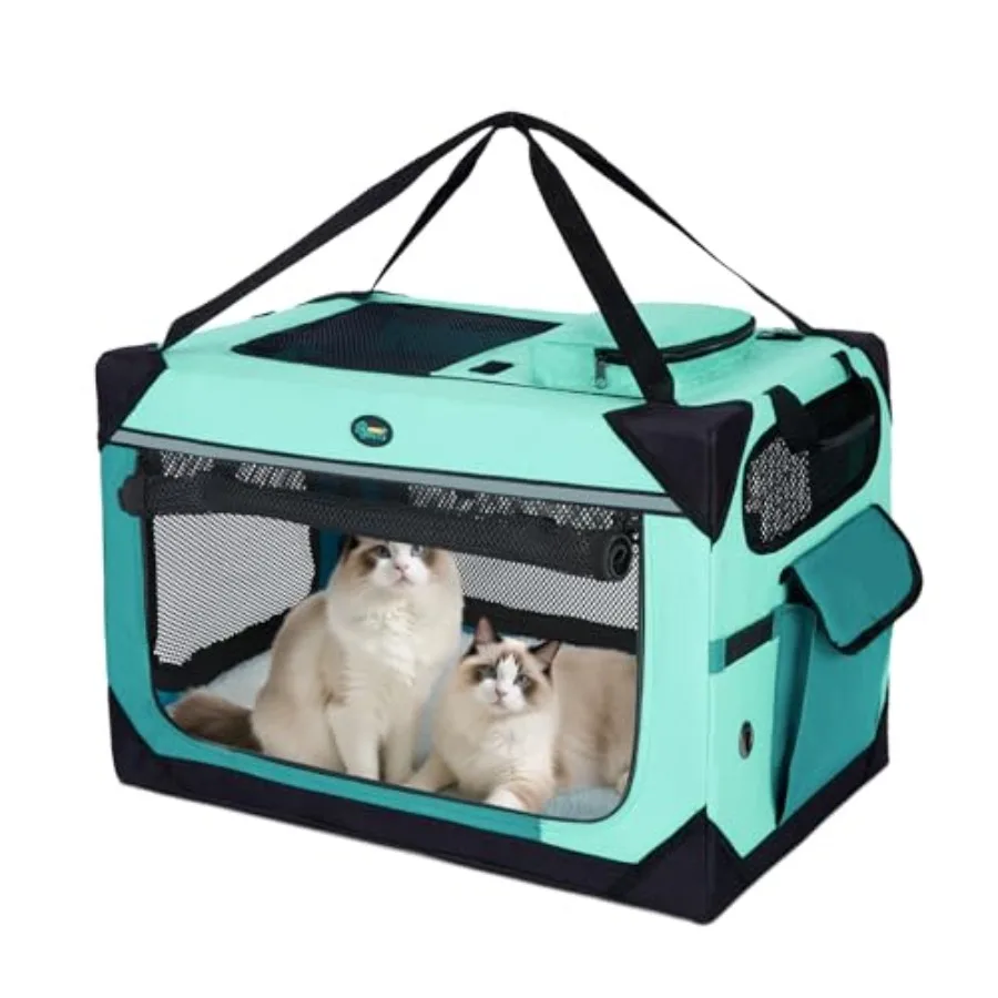 Extra Large Cat Carrier for 2 Cats Small Dogs 24 Inch Collapsible Soft Dog Crate for Car Travel Portable Pet Carrier with Soft
Extra Large Cat Carrier for 2 Cats Small Dogs 24 Inch Collapsible Soft Dog Crate for Car Travel Portable Pet Carrier with Soft