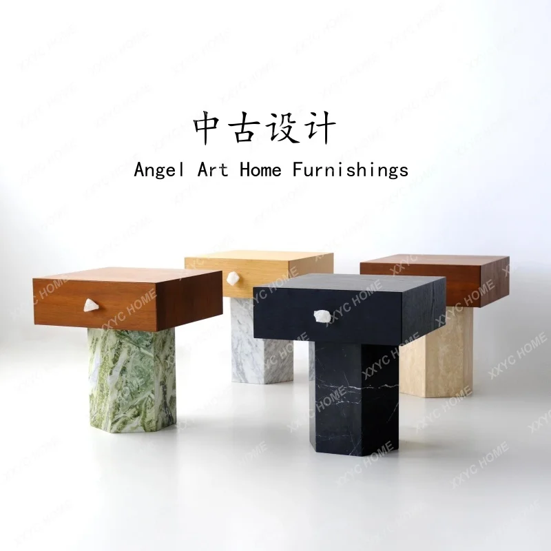 L Medieval Style Creative Home Bedroom Marble Solid Wood Drawer Bedside Table Haute Couture Edge
L Medieval Style Creative Home Bedroom Marble Solid Wood Drawer Bedside Table Haute Couture Edge