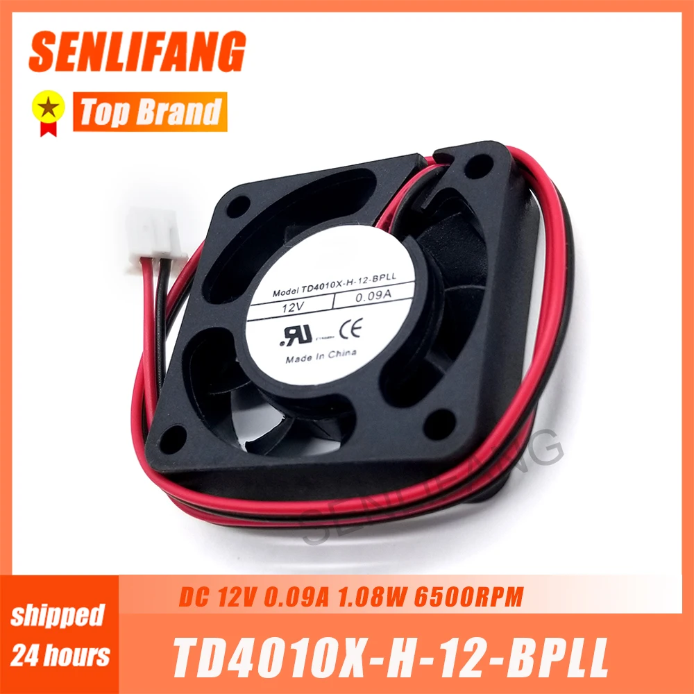 Brand New Cooler TD4010X-H-12-BPLL DC 12V 0.09A 1.08W 6500RPM 4010 4cm 40*40*10mm 2 Wires Speed Measurement Fan
Brand New Cooler TD4010X-H-12-BPLL DC 12V 0.09A 1.08W 6500RPM 4010 4cm 40*40*10mm 2 Wires Speed Measurement Fan