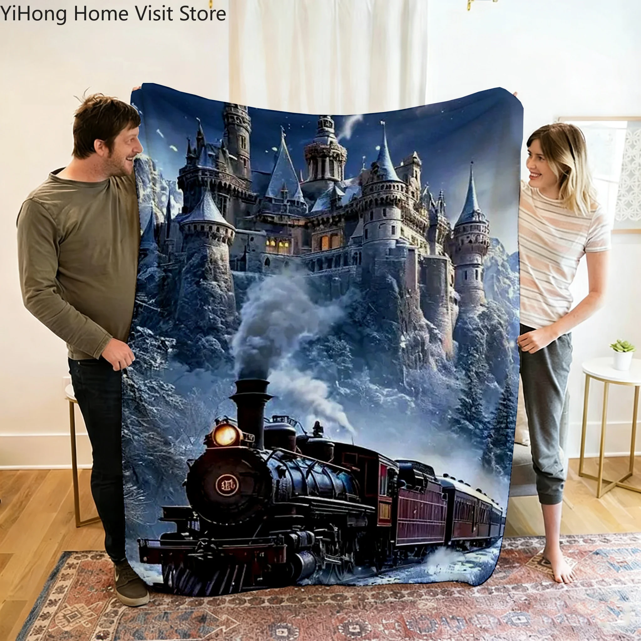 1PC Train Landscape Picture Theme Flannel Blanket Soft Warm Throw Blanket for Bedroom Living Room Bed Travel Camping Picnic Gift
1PC Train Landscape Picture Theme Flannel Blanket Soft Warm Throw Blanket for Bedroom Living Room Bed Travel Camping Picnic Gift
