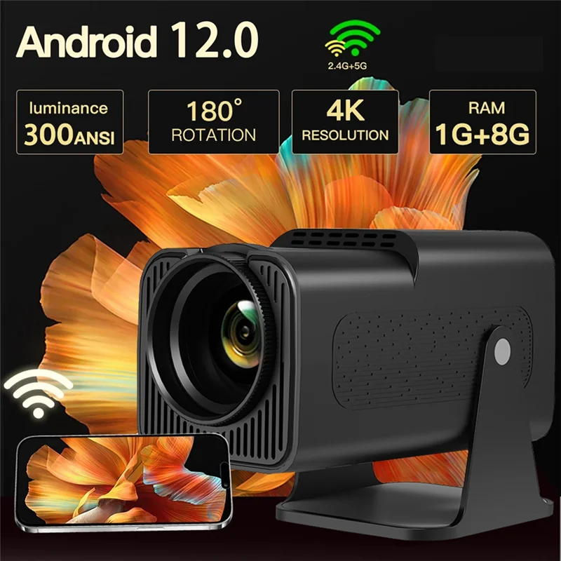 【Лучшие функции】проектор Y6S Android WIFI проектор домашний портативный настенный проектор 4K Ultra HD для домашнего кинотеатра
【Лучшие функции】проектор Y6S Android WIFI проектор домашний портативный настенный проектор 4K Ultra HD для домашнего кинотеатра