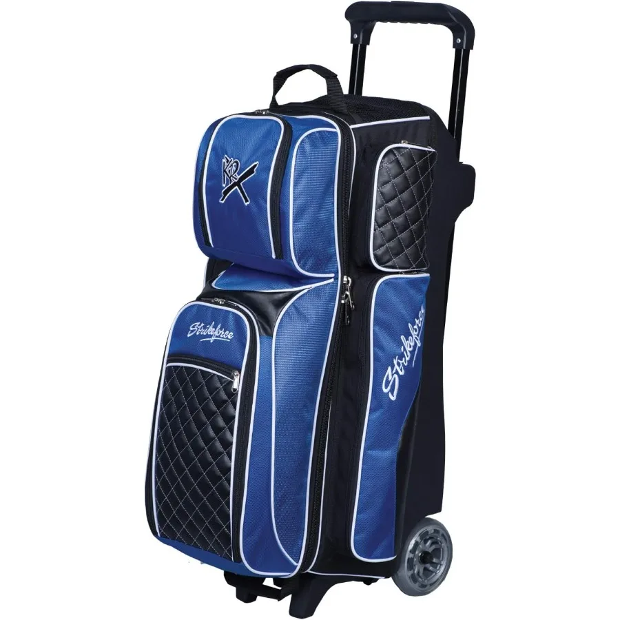 KR Strikeforce Royal Flush Triple Roller Bowling Bag for Professional and Casual Use Features High-Capacity Storage Durable Pol
KR Strikeforce Royal Flush Triple Roller Bowling Bag for Professional and Casual Use Features High-Capacity Storage Durable Pol